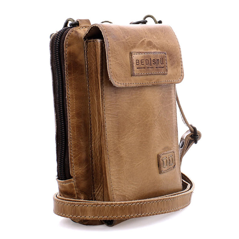 Alelike Tan Rustic Crossbody Bag