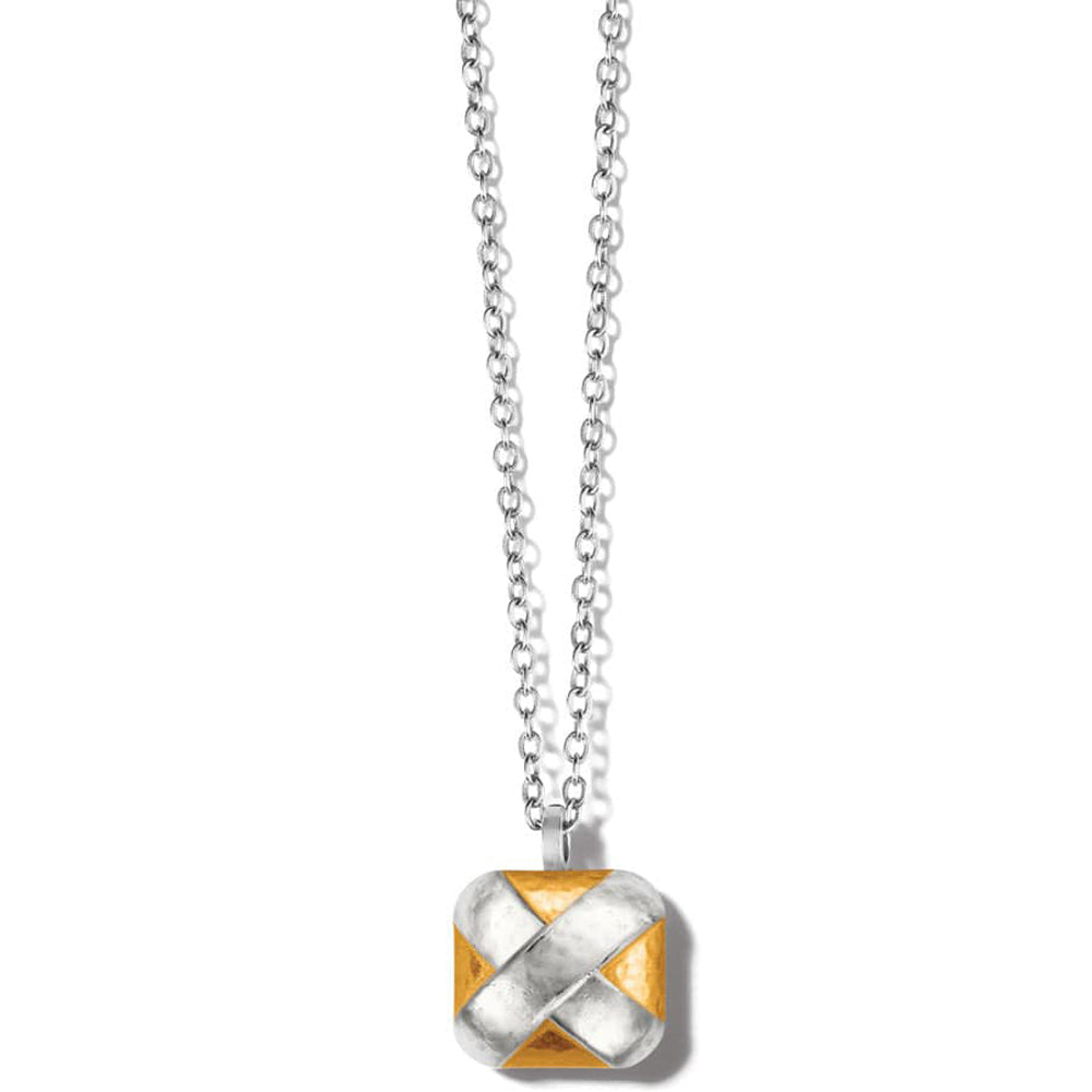 Brighton Ferrara Entrata Square Short Necklace