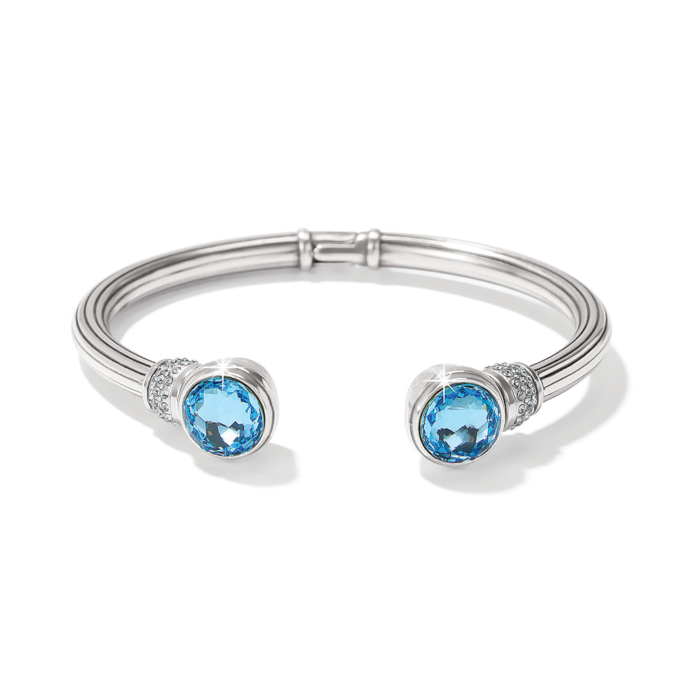 Brighton Meridian Aurora Aqua Hinge Bangle