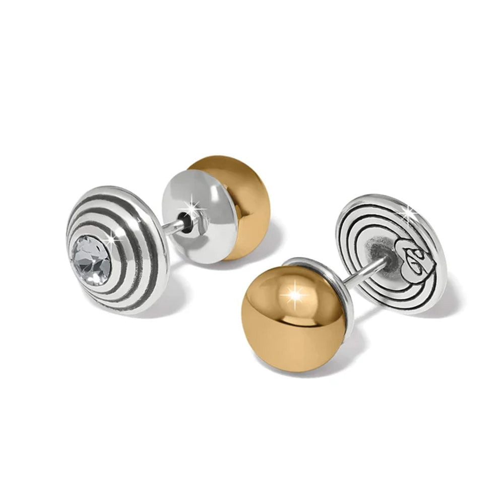 Brighton Meridian Etage II Silver Round Post Earrings