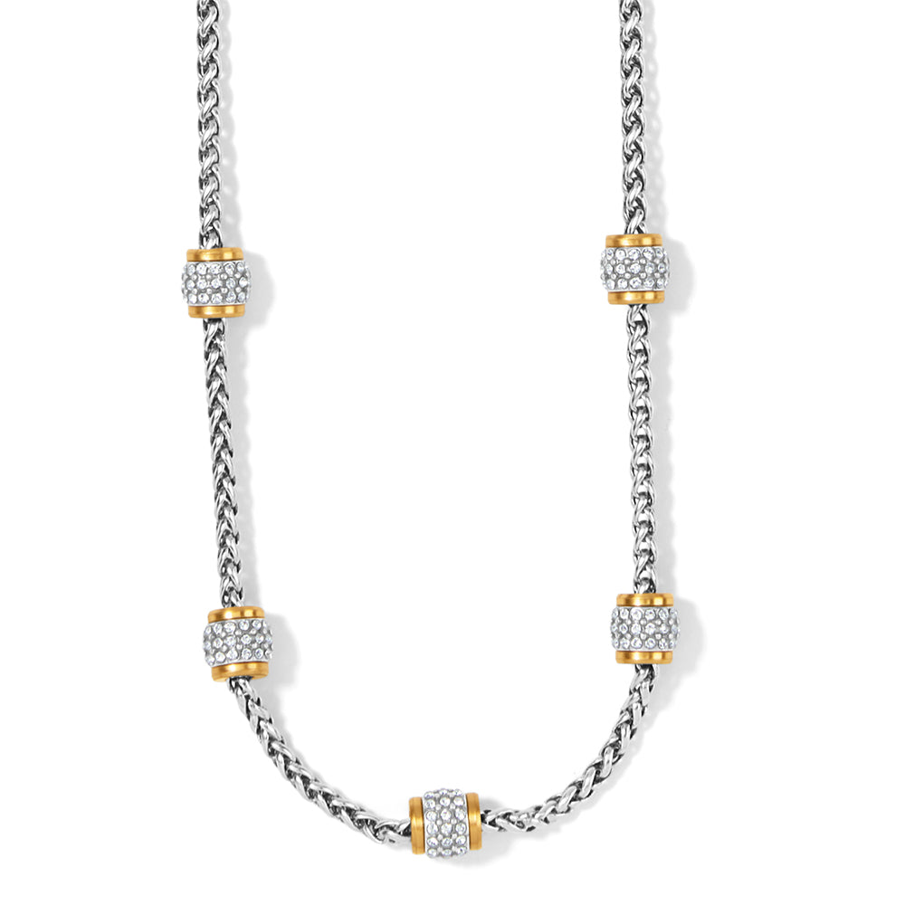 Brighton Meridian Petite Short Silver-Gold Necklace