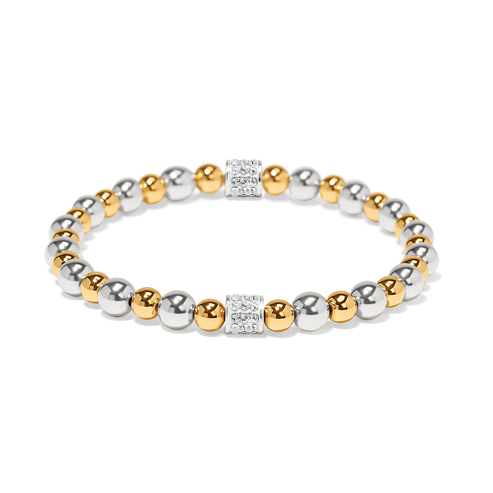 Brighton Meridian Petite Silver/Gold Stretch Bracelet
