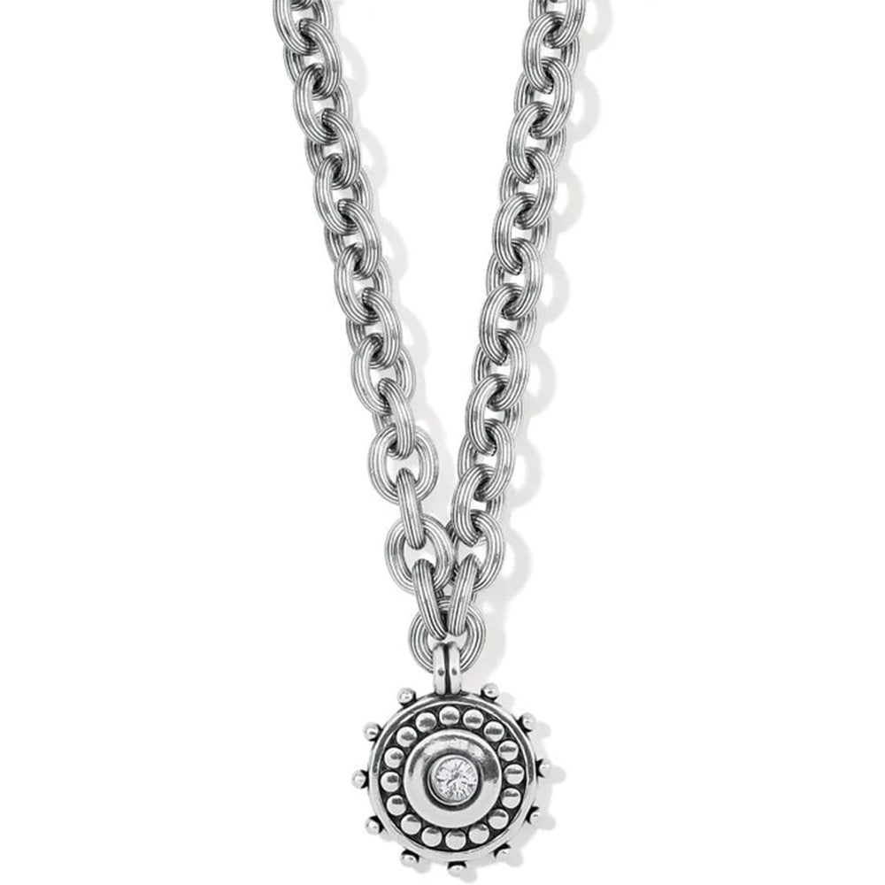 Brighton Pebble Dot Medali Reversible Collar Necklace