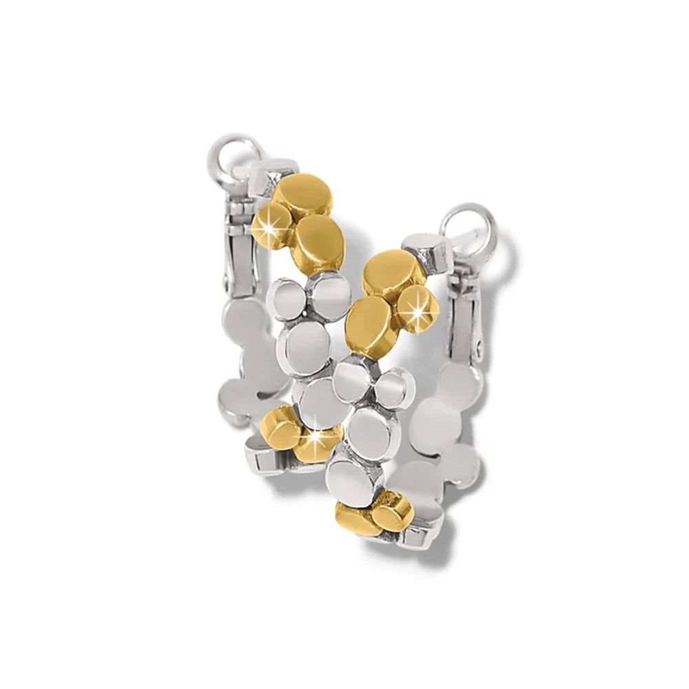 Brighton Pebble Edge Small Hoop Earrings