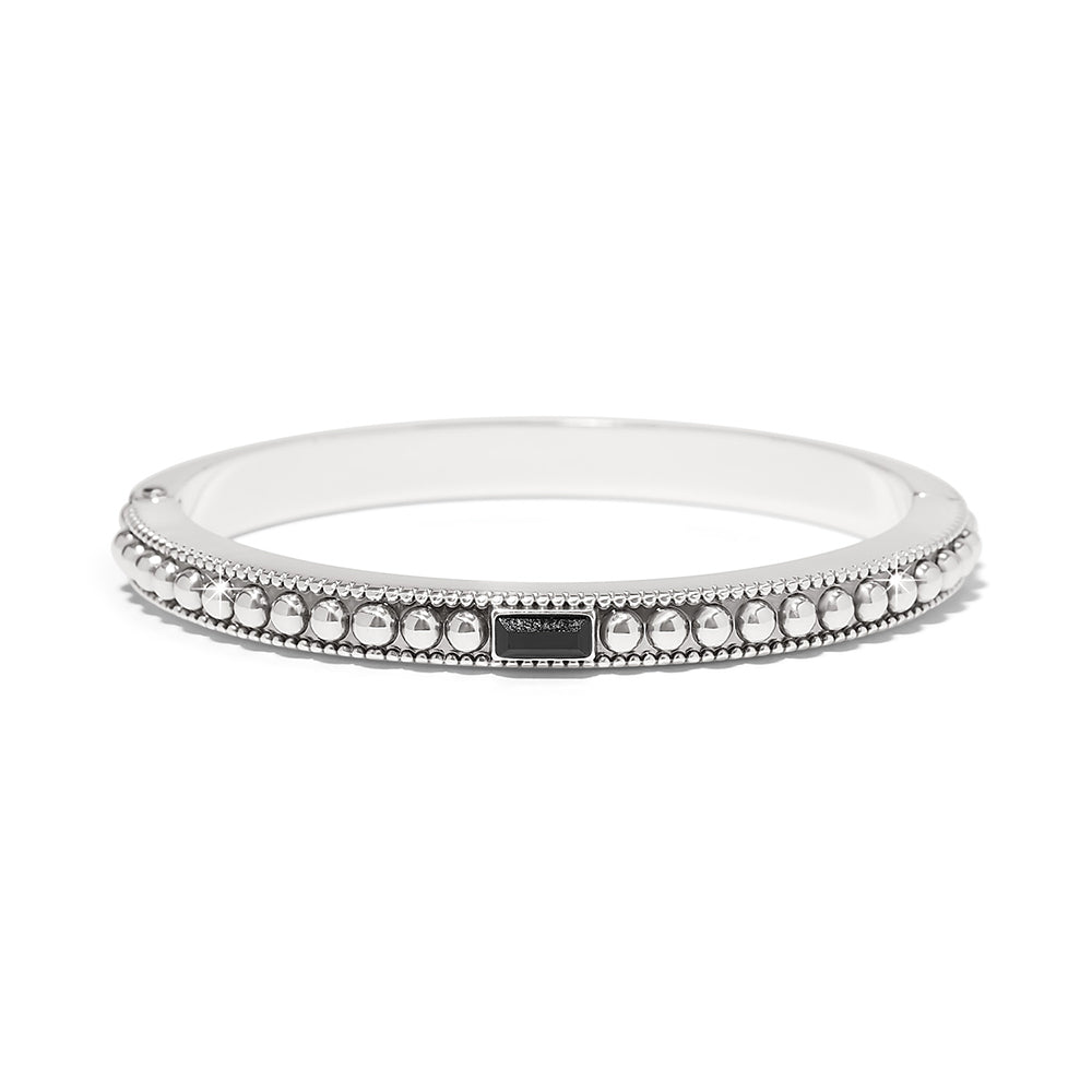 Brighton Pretty Tough Gem Black Hinge Bangle