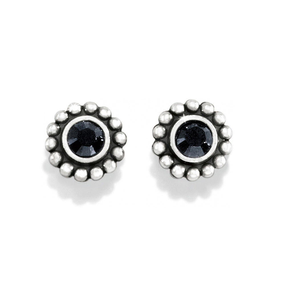 Brighton Twinkle Mini Post Black Earrings