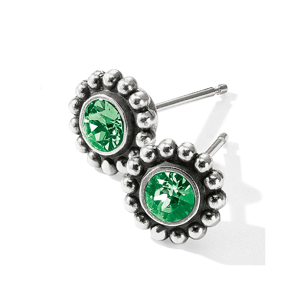 Brighton Twinkle Mini Post Peridot Earrings