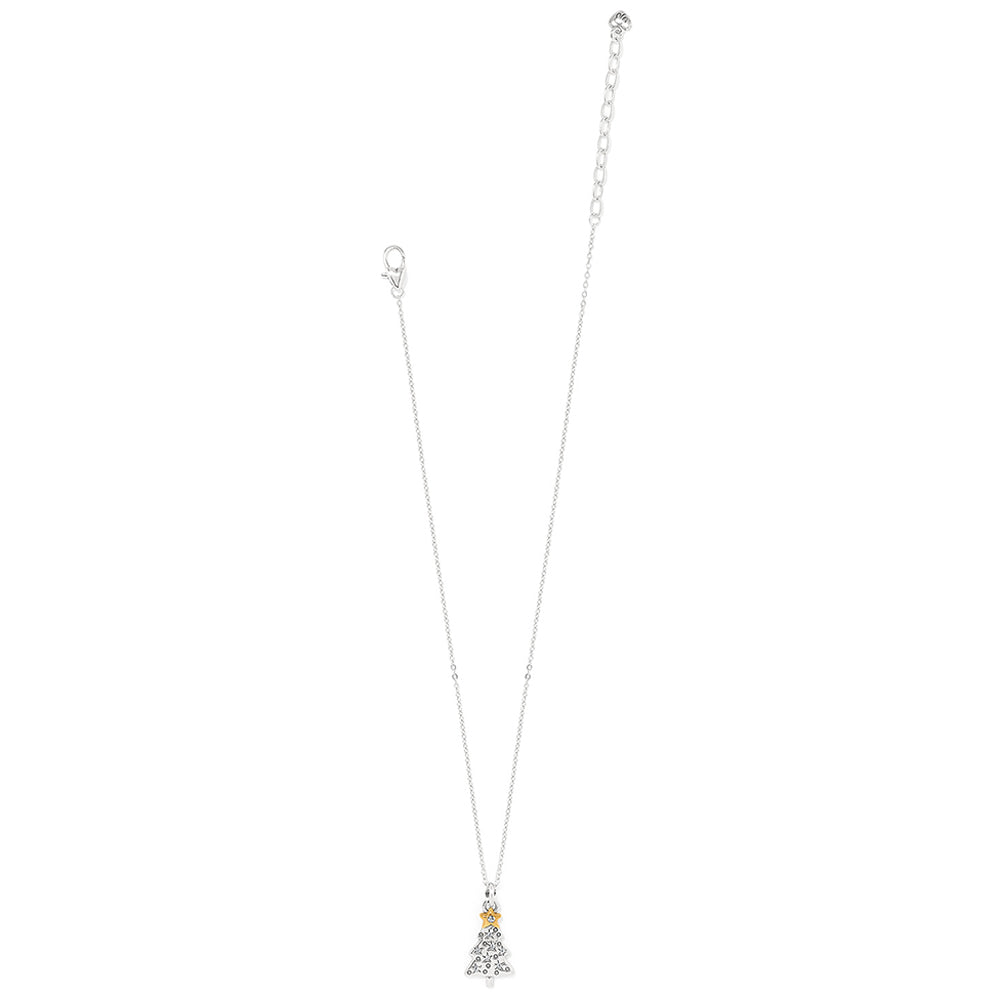 Necklace with a small pendant on a white background