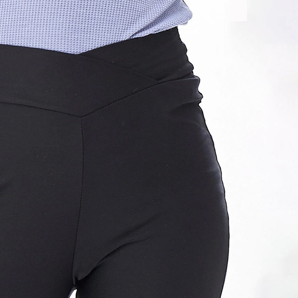 Good Girl Crossover Waist Power Max Flare Pant