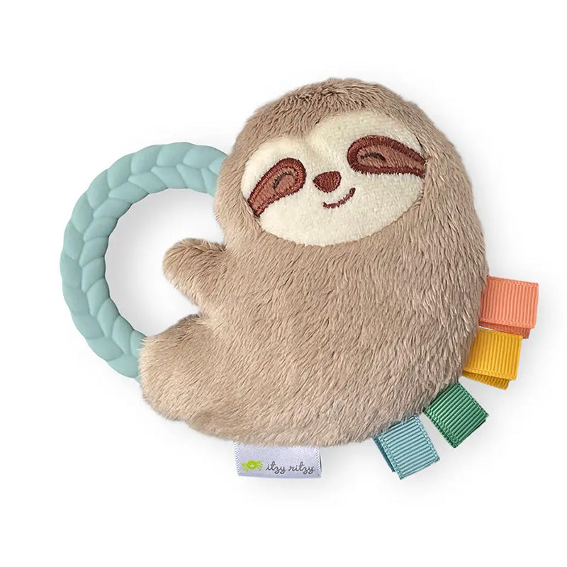 Itzy Ritzy Rattle Pal Plush Sloth Teether