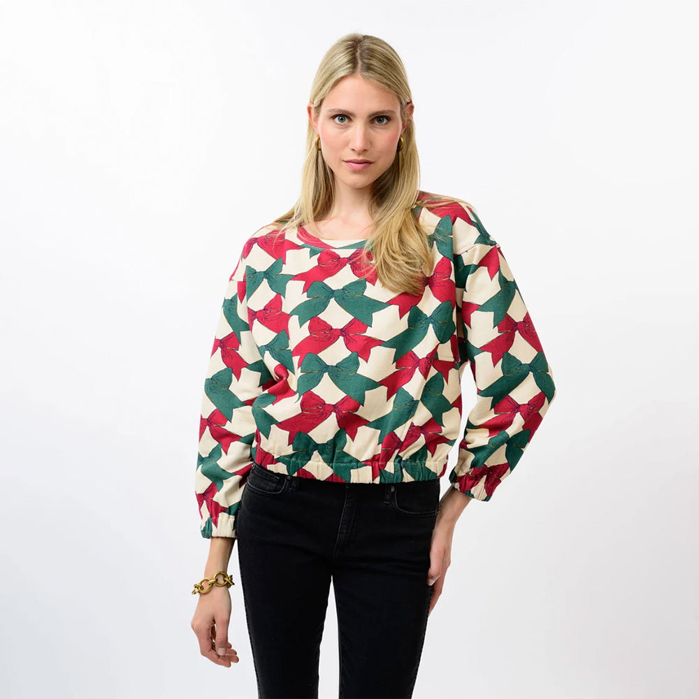 Ivy Jane Cream Bow Sweatshirt