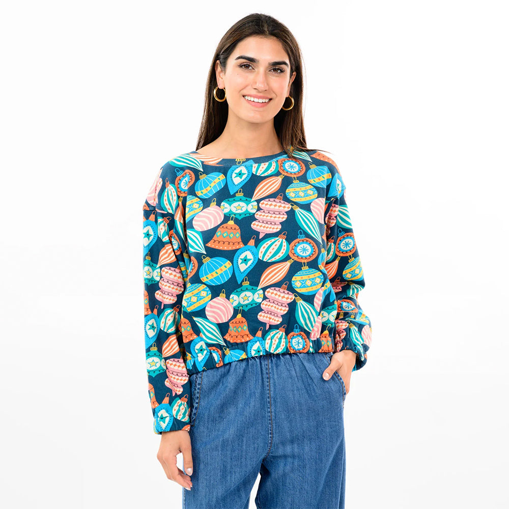 Ivy Jane Navy Retro Christmas Sweater