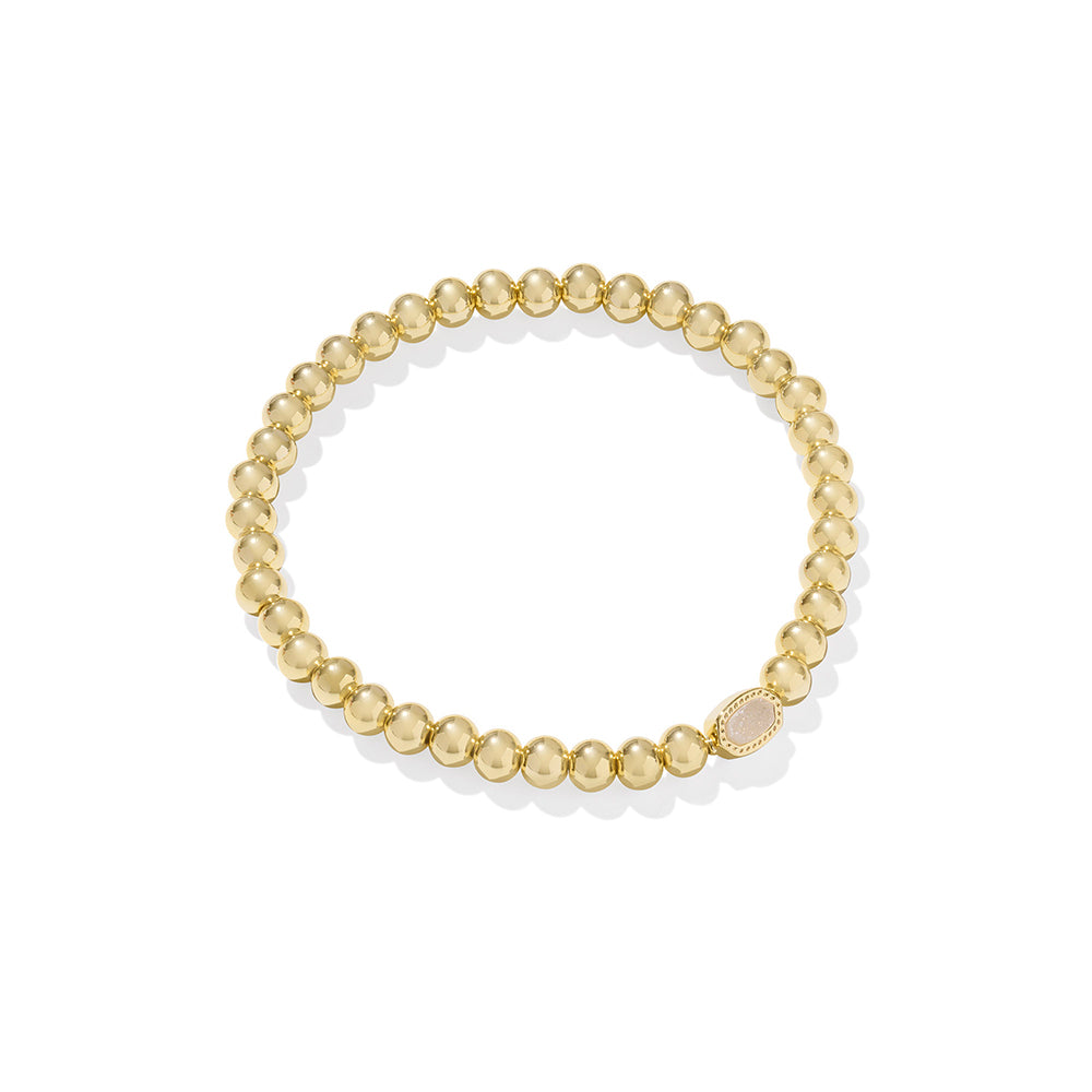 Gold iridescent stretchy bracelet