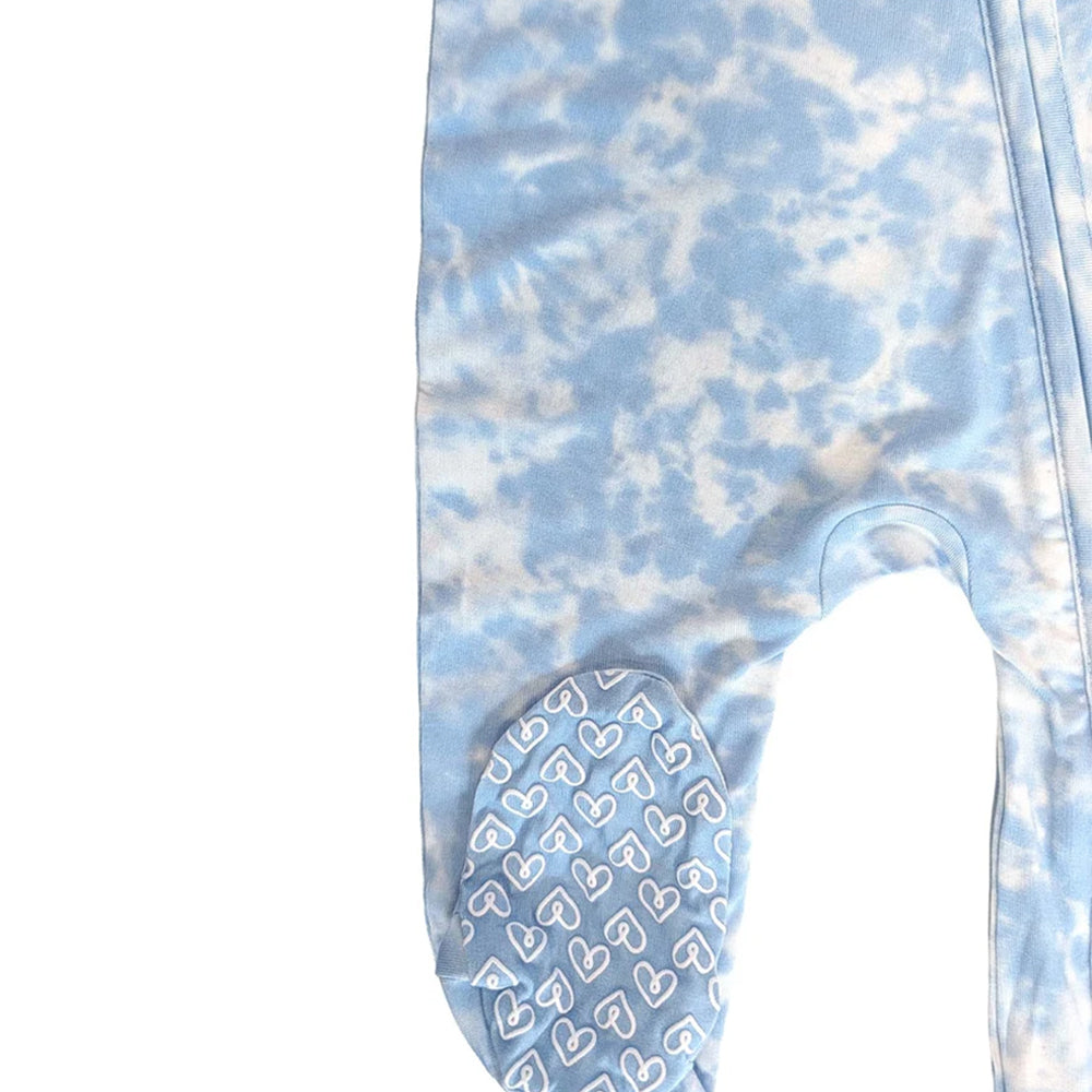 Lev Baby Sky Zippered Footie