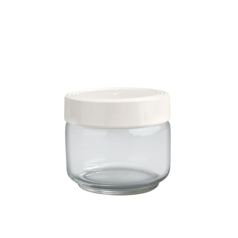 Nora Fleming Small Canister, Melamine Lid With Pinstripes