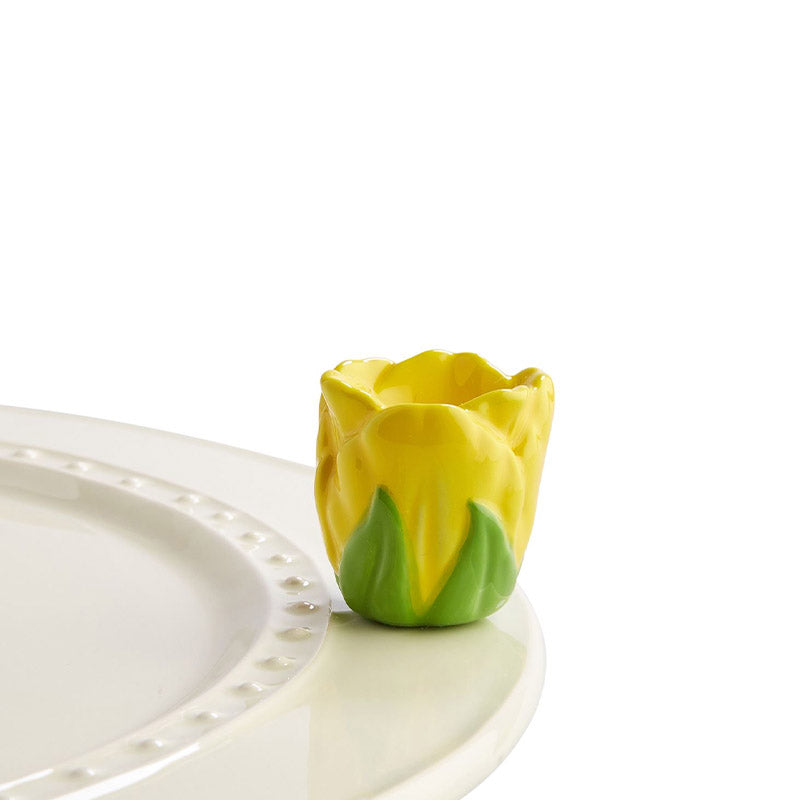 Nora Fleming Yellow Tulip Mini