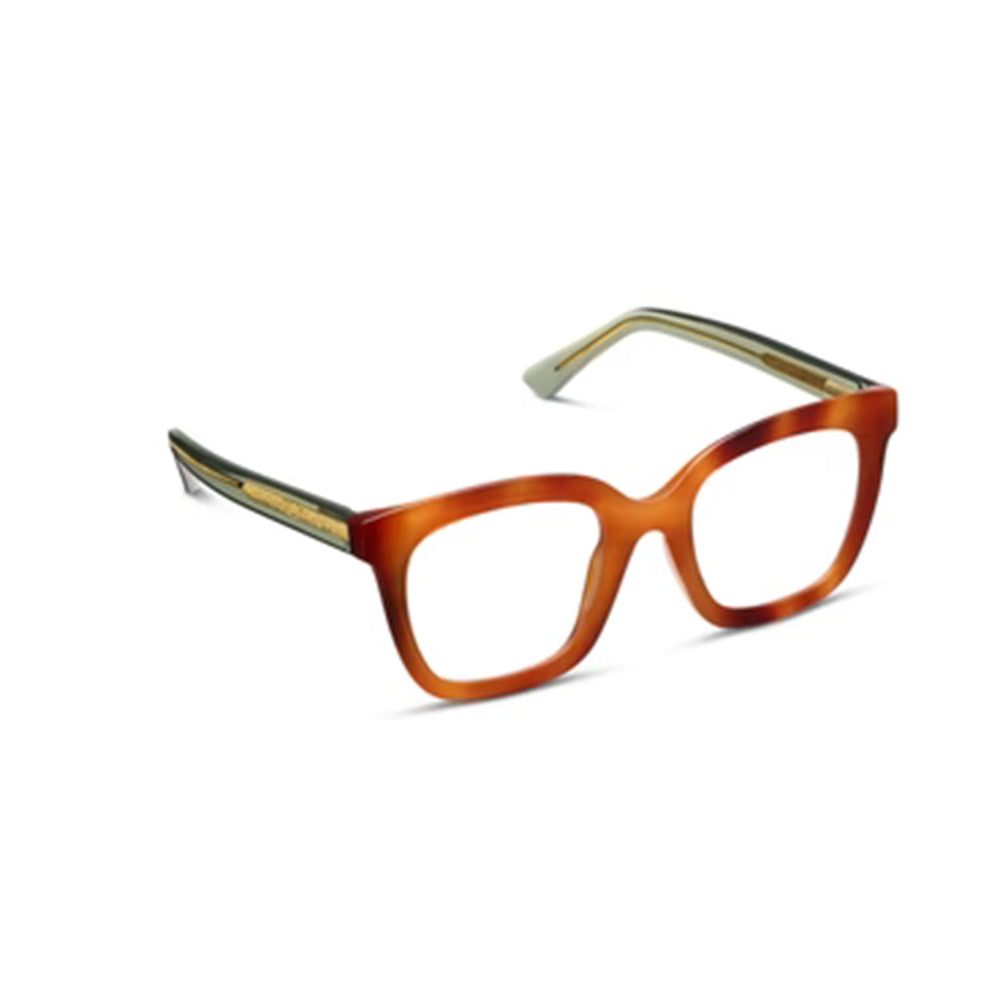 Peepers Fanfare Blonde Tortoise/Green Readers