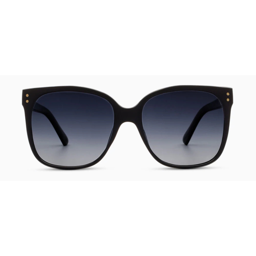 black sunglasses on white background