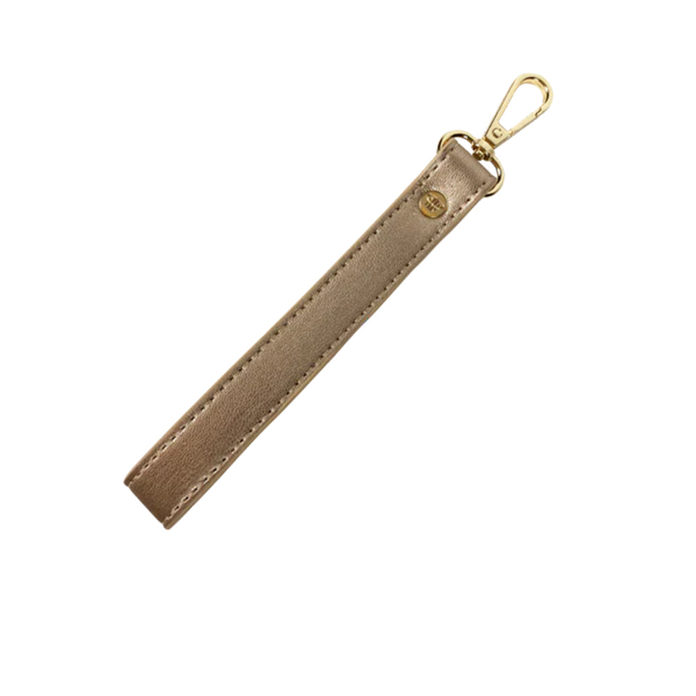 PurseN Wristlet Strap Gold Dust on white background