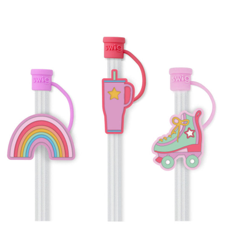Swig Life Roller Rink Straw Topper Set