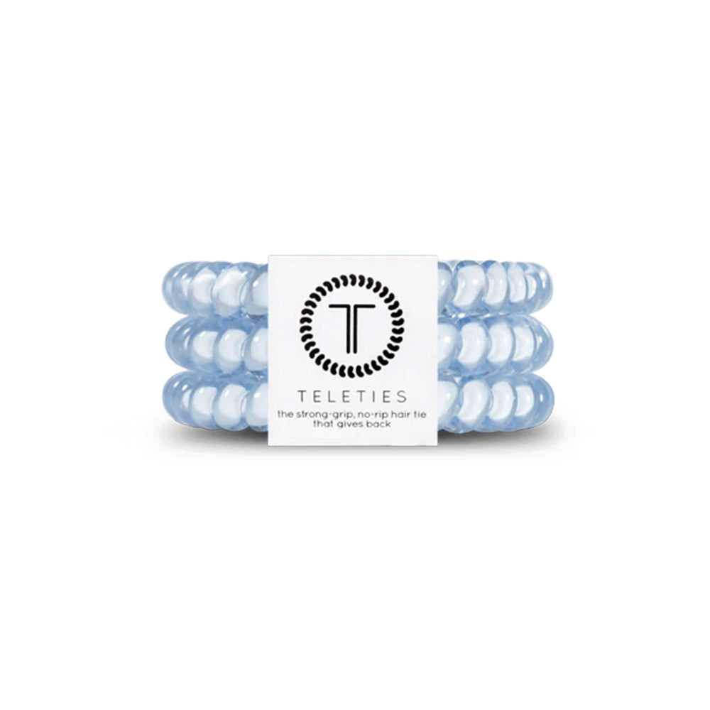 Teleties Washed Denim Hair Ties
