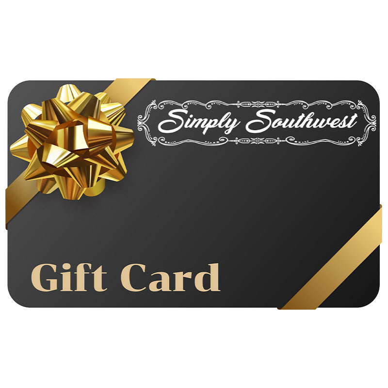 Black Gift Card with Gold Ribbon