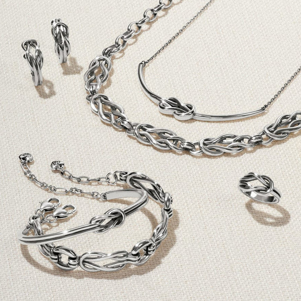 Brighton Interlok Harmony Hoop Earrings