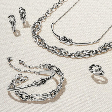 Brighton Interlok Harmony Hoop Earrings