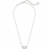Necklace with a pendant on a white background
