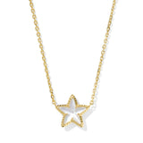 Kendra Scott Cassidy Gold Short Pendant Necklace Ivory Mother of Pearl