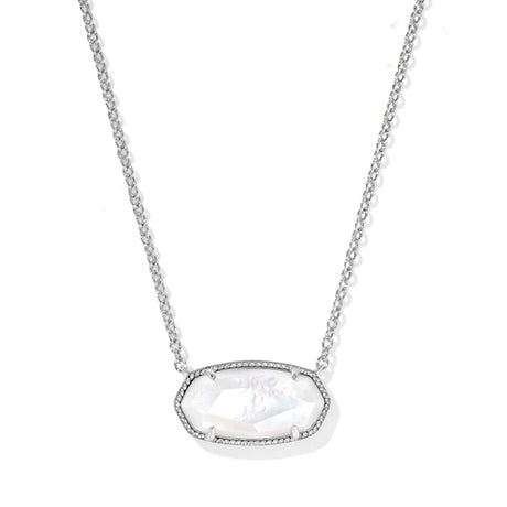 Necklace with a pendant on a white background