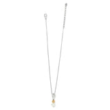 Necklace with a pendant on a white background