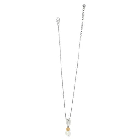Necklace with a pendant on a white background