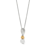 Necklace with a pendant on a white background