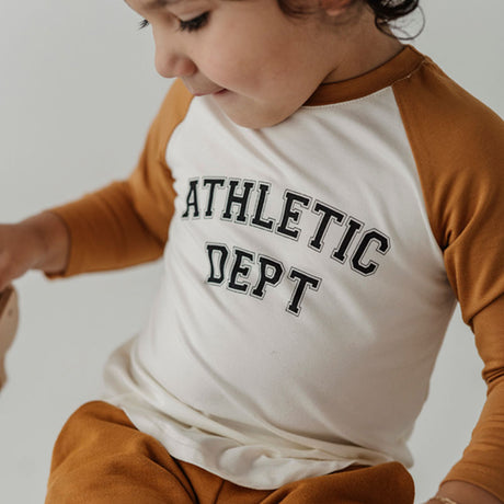 Babysprouts Athletic Dept Long Sleeve Baseball Tee
