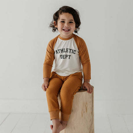 Babysprouts Athletic Dept Long Sleeve Baseball Tee