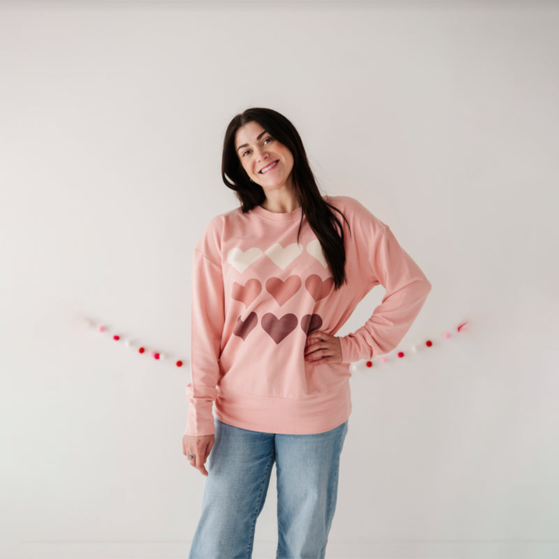 Babysprouts Clothing Hearts Women'S Pullover