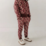 Babysprouts Cluster Garden Floral Girls Fleece Sweatpants