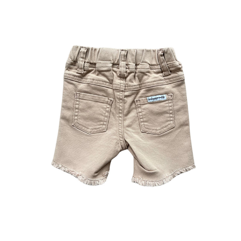 Babysprouts Khaki Boy's Twill Shorts