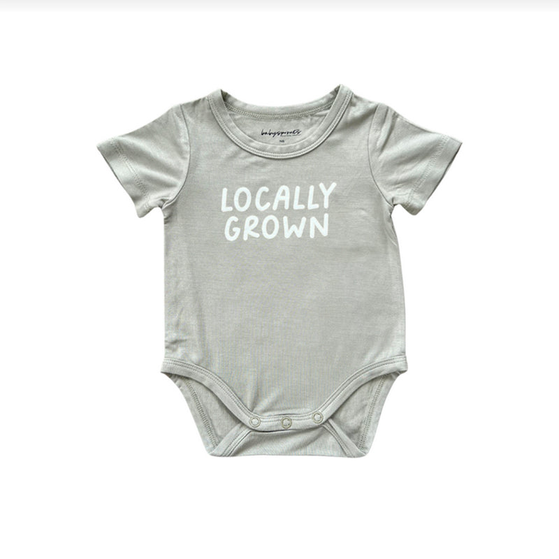 Babysprouts Locally Grown Baby Short Sleeve Bodysuit