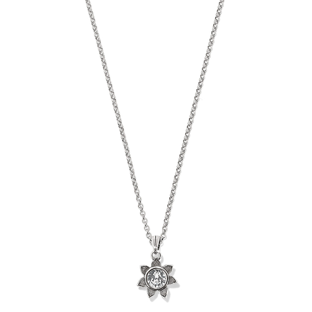 Brighton Everbloom Sunflower Crystal Necklace