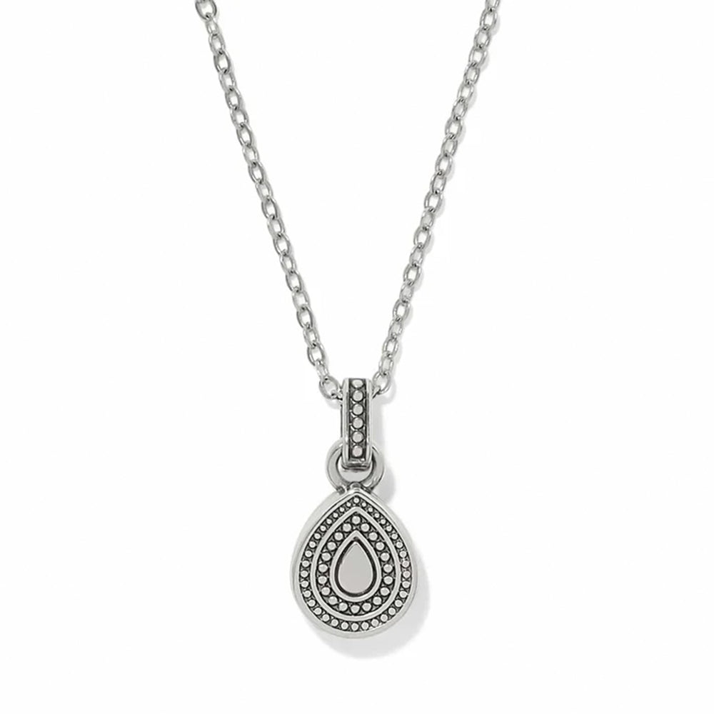 Brighton Halo Gemma Petite Teardrop Crystal Necklace