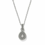 Brighton Halo Gemma Petite Teardrop Crystal Necklace