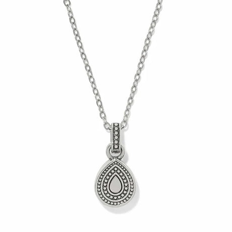 Brighton Halo Gemma Petite Teardrop Crystal Necklace