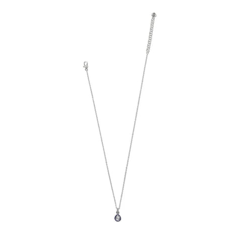 Brighton Halo Gemma Petite Teardrop Crystal Necklace