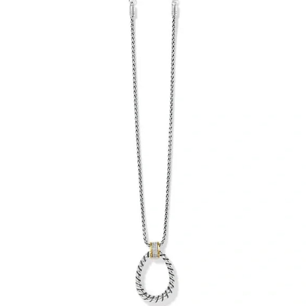 Necklace with a unique pendant on a white background