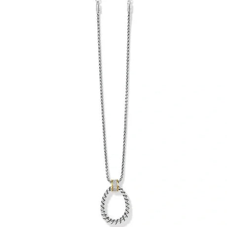 Necklace with a unique pendant on a white background