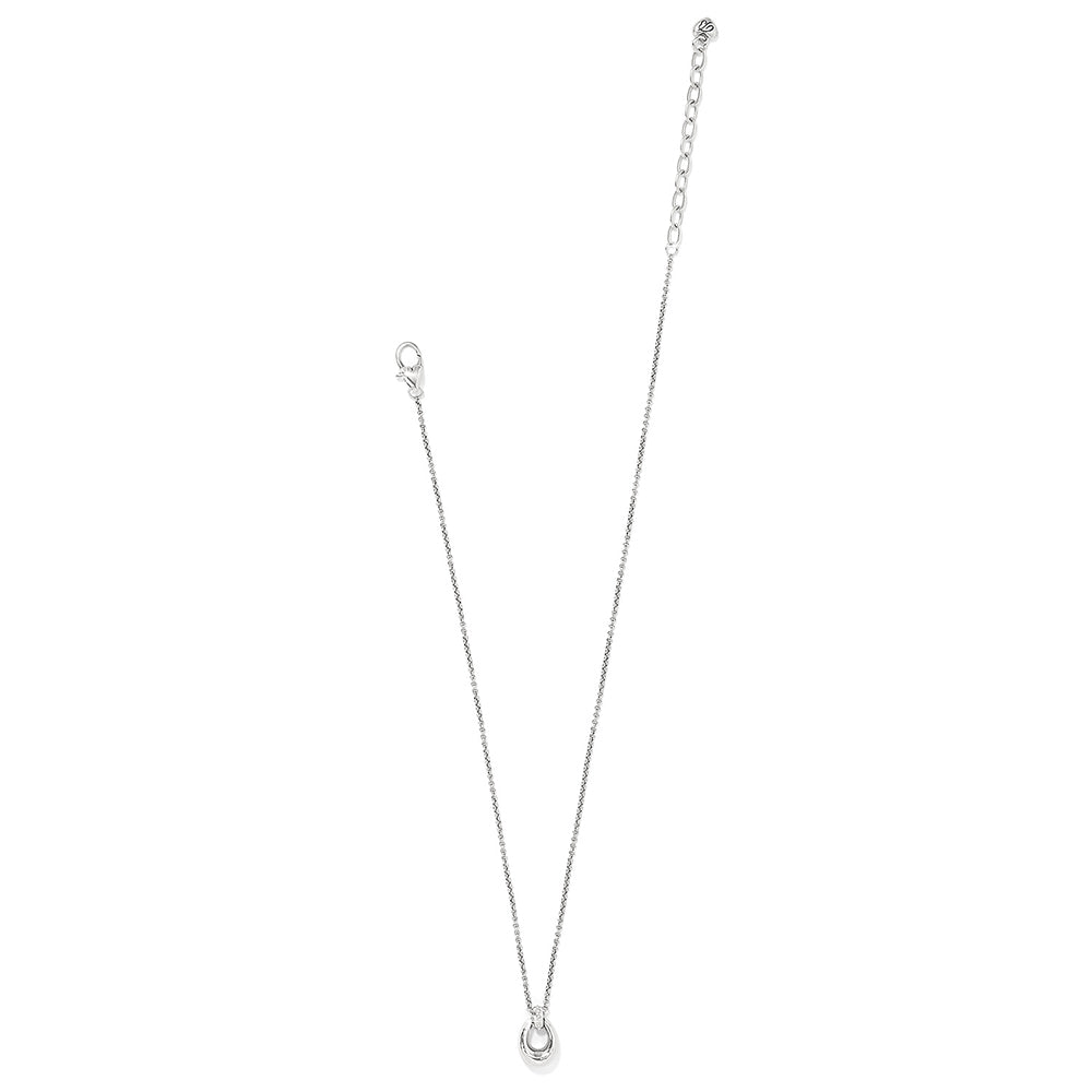 Brighton Meridian Geo Oval Mini Necklace