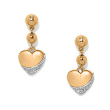 Brighton Meridian Petite Wave Gold Post Earrings