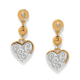 Brighton Meridian Petite Wave Gold Post Earrings